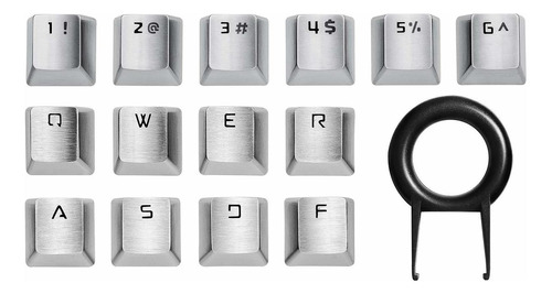 Hallsen Teclas De Metal Para Teclado Mecánico Para Juegos .