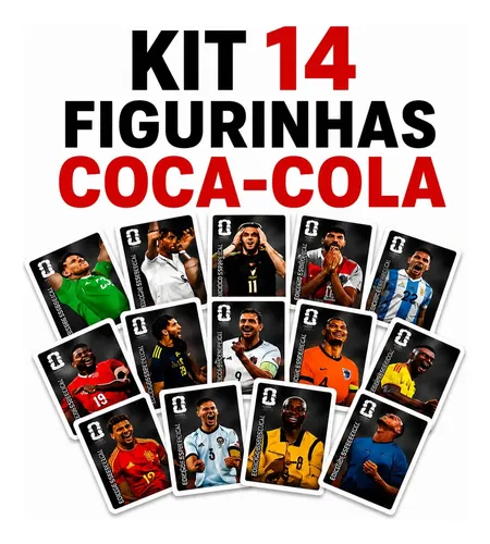 Kit Completo Figurinha Copa Do Mundo 2026 Coca Cola Original