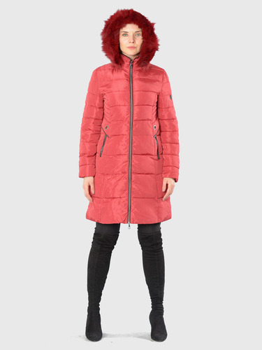 Parka Ojetillos Italiana Rojo