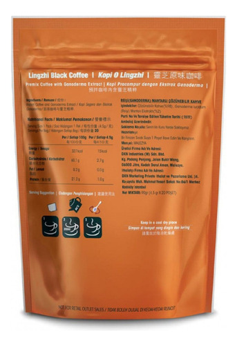 2 X Lingzhi Coffee Dxn 3 En 1 (20 Sobres) Con Ganoderma