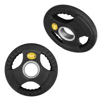Comprar Par Disco Olímpico Recubierto Caucho 5.5lb C\u002Fu Tayga Color Negro