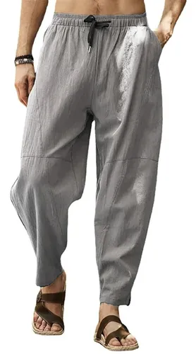 Pantalones de algodon para hombre new arrivals