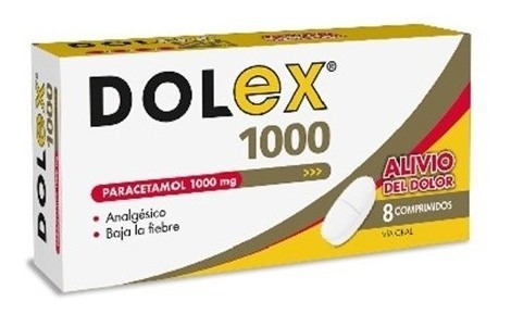 Dolex® 1000 X 8 Comprimidos - Alivio Del Dolor