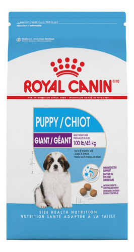 Imagen 1 de 3 de Mars Petcare Royal Canin Size Health Nutrition Giant Puppy Perro Cachorro - Gigante - Mix - 15 kg - Bolsa - Seca