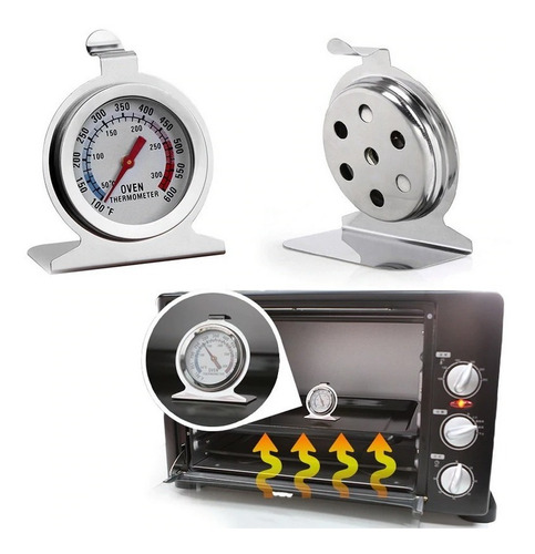 Imagen 3 de 8 de Termometro Para Horno Gastronomia Control De Temperatura