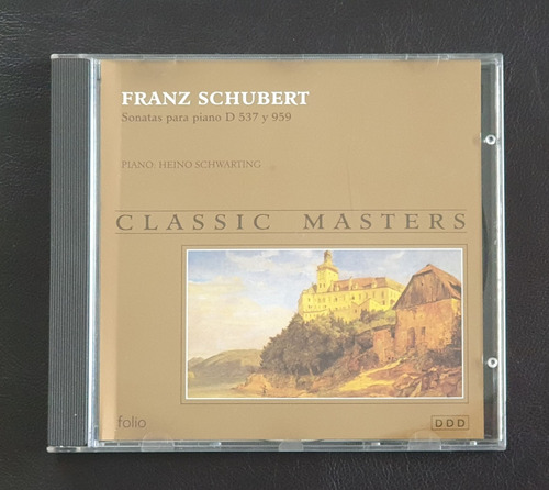 Franz Schubert Classic Masters Cd