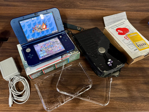 New Nintendo 3ds Xl Monster Hunter G Completo Como Nuevo Azul (Usado)