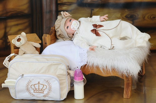 Bebê Reborn Menina Barata Promoção Enxoval Princesa Bolsa Rs
