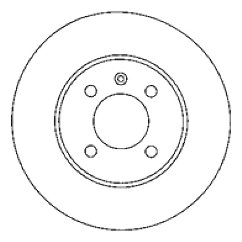 Disco Freno Del (256mm) Vw Quantum 92-96