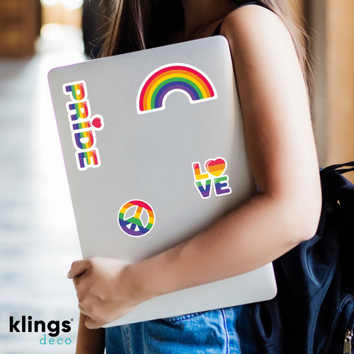 Imagen 2 de 4 de Etiquetas Pride Orgullo Lgbt +love Arcoiris