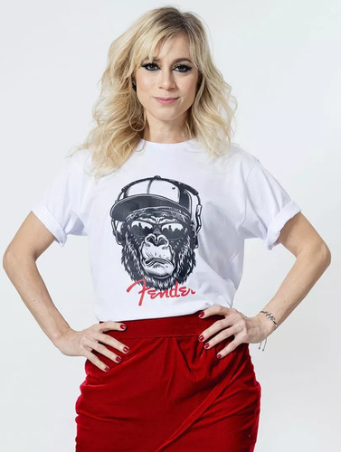 Camiseta Lifestyle T-shirt Fender  Monkey + Ecobag