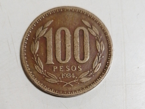 Moneda 100 Pesos Chile 1984