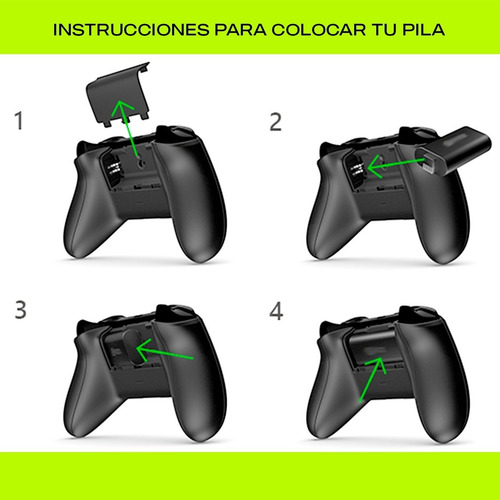 Imagen 5 de 7 de Carga Y Juega Compatible Xbox Series S X Recargable C/envio