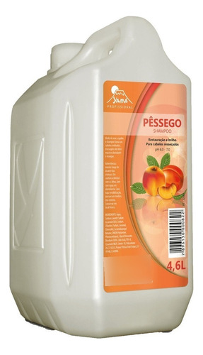 Galão Shampoo De Pêssego 4,6l Yamá Profissional