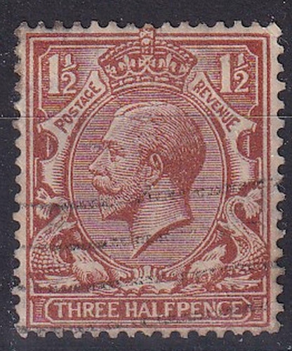 Imagen 2 de 2 de Estampillas Inglaterra 1924 - Rey Jorge V