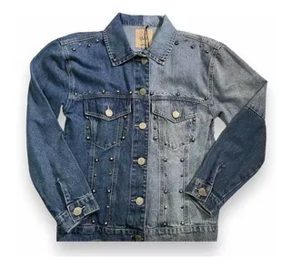 Casaca Jean Mujer Modelo Tachas Talla S Doo Australia Nueva