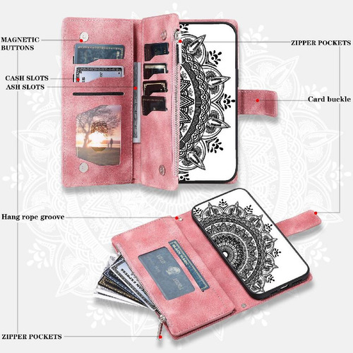 Funda For Motorola Moto E14 Totem Cartera Con Mano