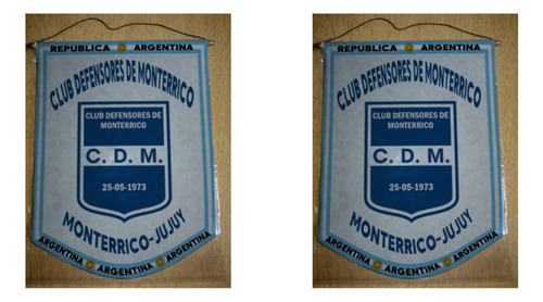 Banderin Grande 40cm Defensores De Monterrico Jujuy