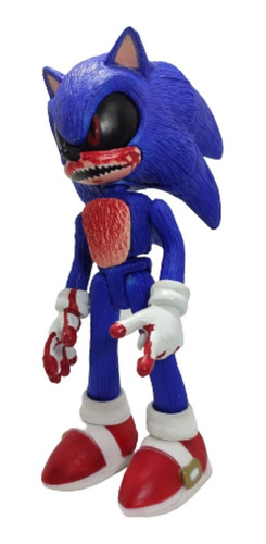 Figura Sonic Exe Articulado Juguete Boom X Creepypasta 24cm