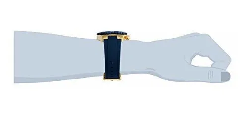 Reloj De Cuarzo De Acero Inoxidable Con Correa De Silicona