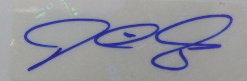Martin Prado Signed Baseball Card
