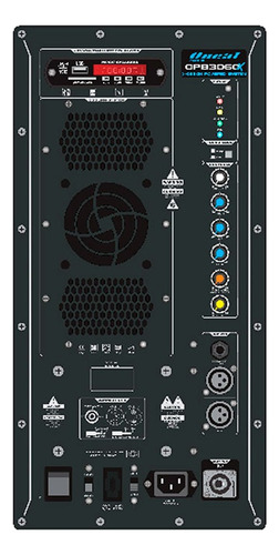 Caixa Ativa Amplificada Oneal Opb-3060x Ti 15'' Pt 600w Rms