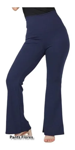 Pantalon De Tela Azul Marino