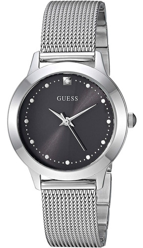 Reloj Mujer Guess U1197l1 Cuarzo Pulso Plateado Just Watches