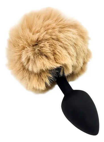Plug Anal Pompon Conejita Consolador Estimulador Talle S Ax Color Negro  Beige | MercadoLibre