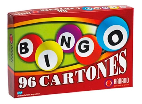 Juego De Mesa Bingo 96 Cartones 1018 Habano