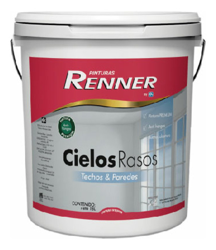 Cielos Rasos  Obra Renner Blanco Mate  18lt