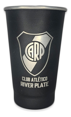 Vaso Fernetometro Grabado Laser Logo Messi  1 L. Aluminio