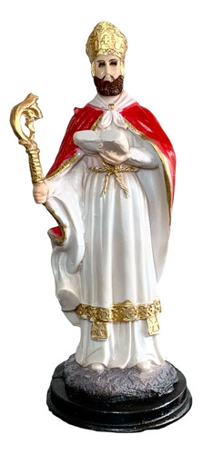 San Cipriano 30 Cm Resina Ojo De Cristal  Rojo