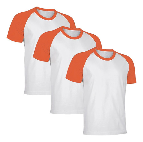 Camiseta Sublimable Adulto Combinada Pack X3 Disershop