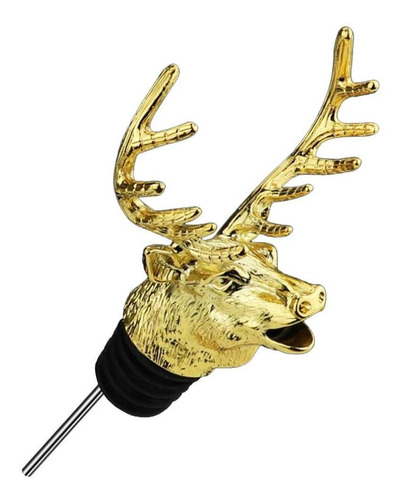 Deer Head Pourer \u0026 Aerator Con Accesorio De Goma De