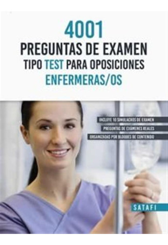 4001 Preguntas De Examen Tipo Test Para Oposiciones Enferme