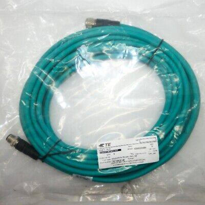 Te Connectivity 10m Cate M12 4pin Male To Female Cable A Eeg