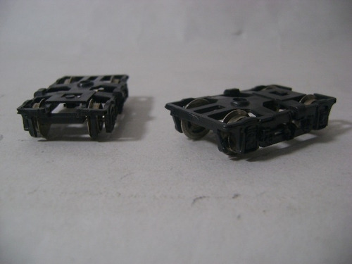 Imagen 5 de 10 de Nico 2 Boguies Pasajeros 2 Ejes C/ R Metal Rivar H0 (rbh 04)