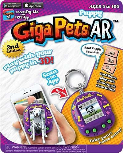 Giga Pets Ar Cute Puppy Dog Virtual Animal Pet Toy, 2da Ed