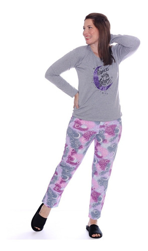 Imagen 8 de 8 de Pijama Mujer Invierno Art 623