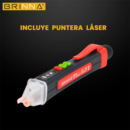 Pinza Amperometrica Capacimetro Brinna + Detector Inductivo