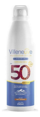 Protector Solar Villeneuve 50 Fps 250 Ml | Farmacias París