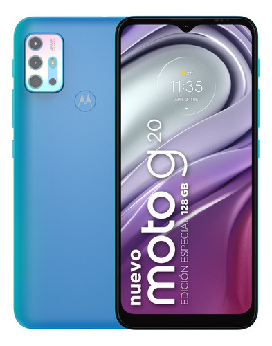 Imagen 1 de 9 de Celular Moto G20 Azul 128gb