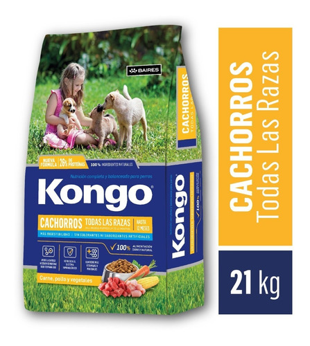 Kongo Tradicional Cachorro X 21 Kgs - Envios A Todo El Pais