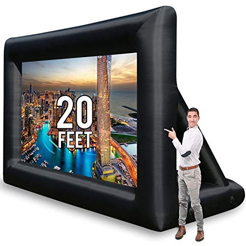 Pantalla Inflable Jumbo De 20 Pies Para Exteriores E Interio