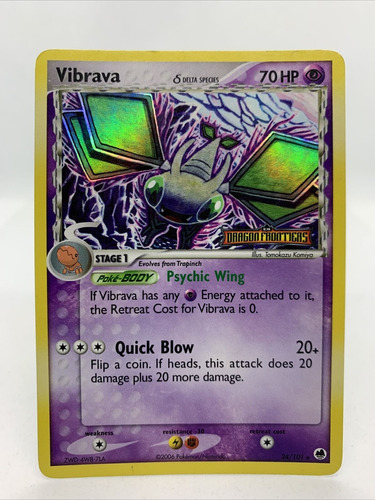 Cartas Pokemon Vibrava Holo Delta Species