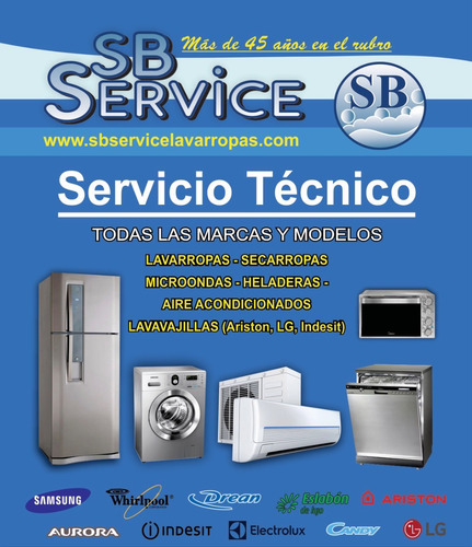 Servicio Tecnico De Lavarropas, Secarropas Y Lavavajillas
