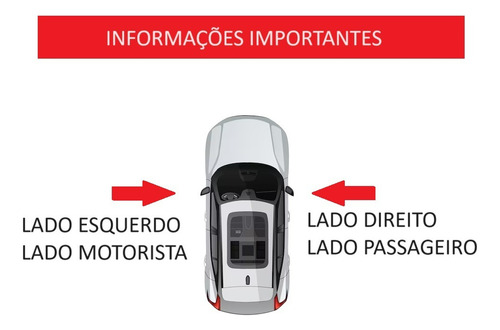 Lente Azul Espelho Retrovisor C/ Base Celta 01 Lado Direito