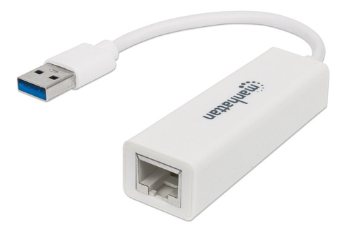 Tarjeta De Red Usb 3.0 Manhattan Ethernet Rj45 Gigabit 10/100/1000 506847 