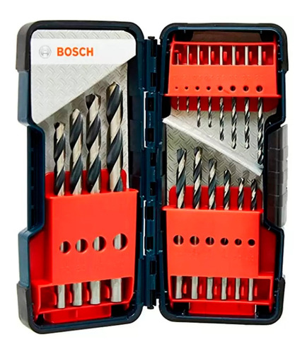 Set 18 Pzas Broca Metal Hss Pointteq Bosch